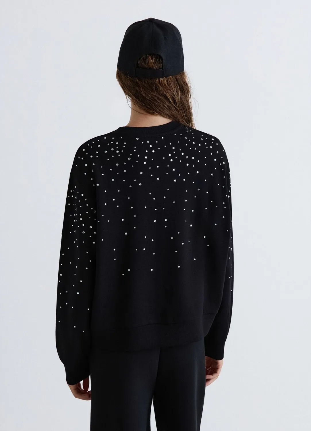 Calliope Sweat strass all over femme col rond