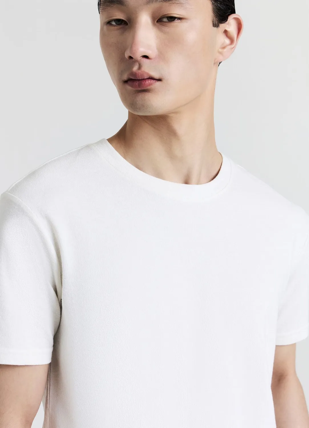 Calliope t-shirt col rond homme coton L uni