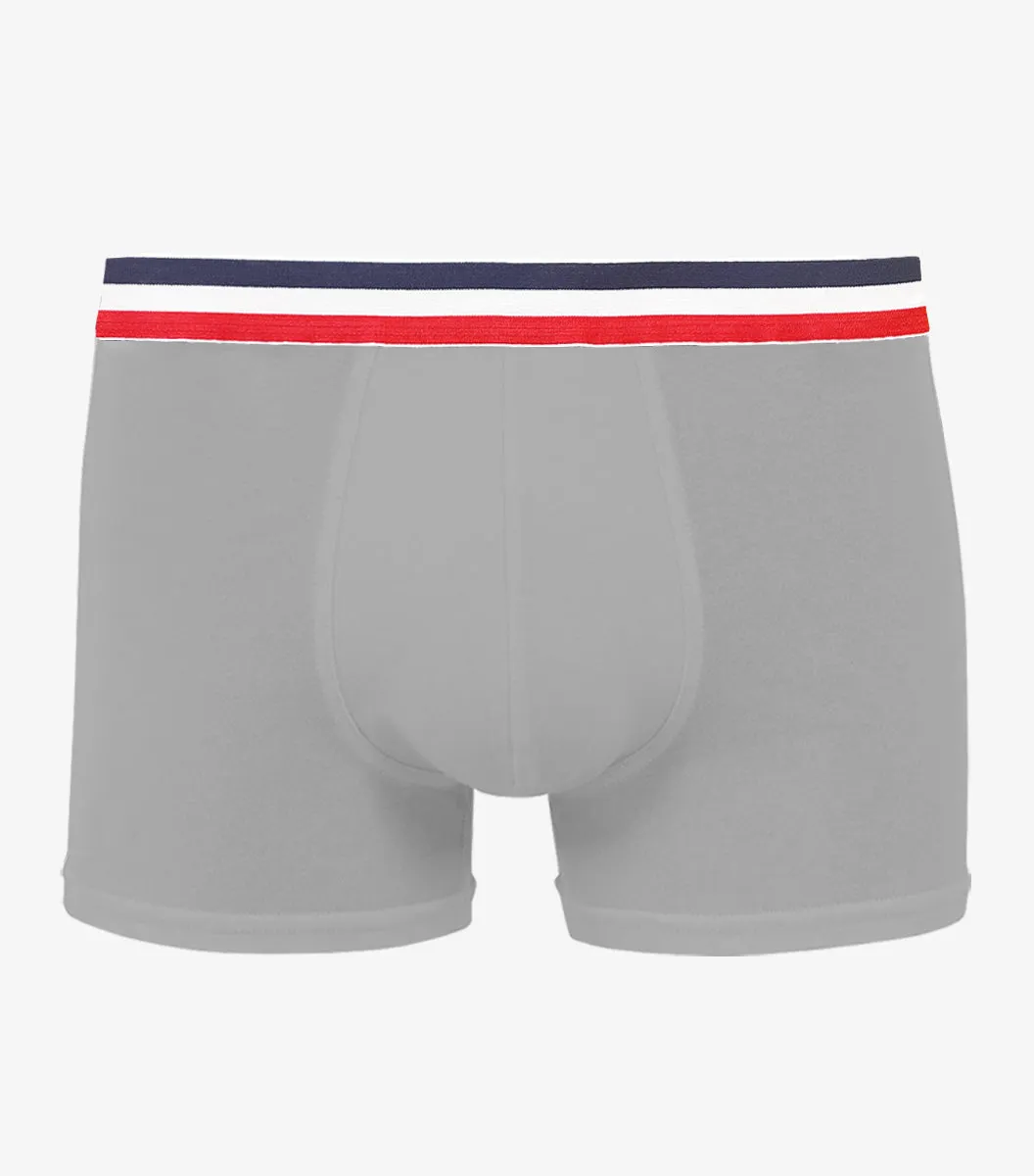 Cocorico Intemporel Boxer supporter homme gris coton