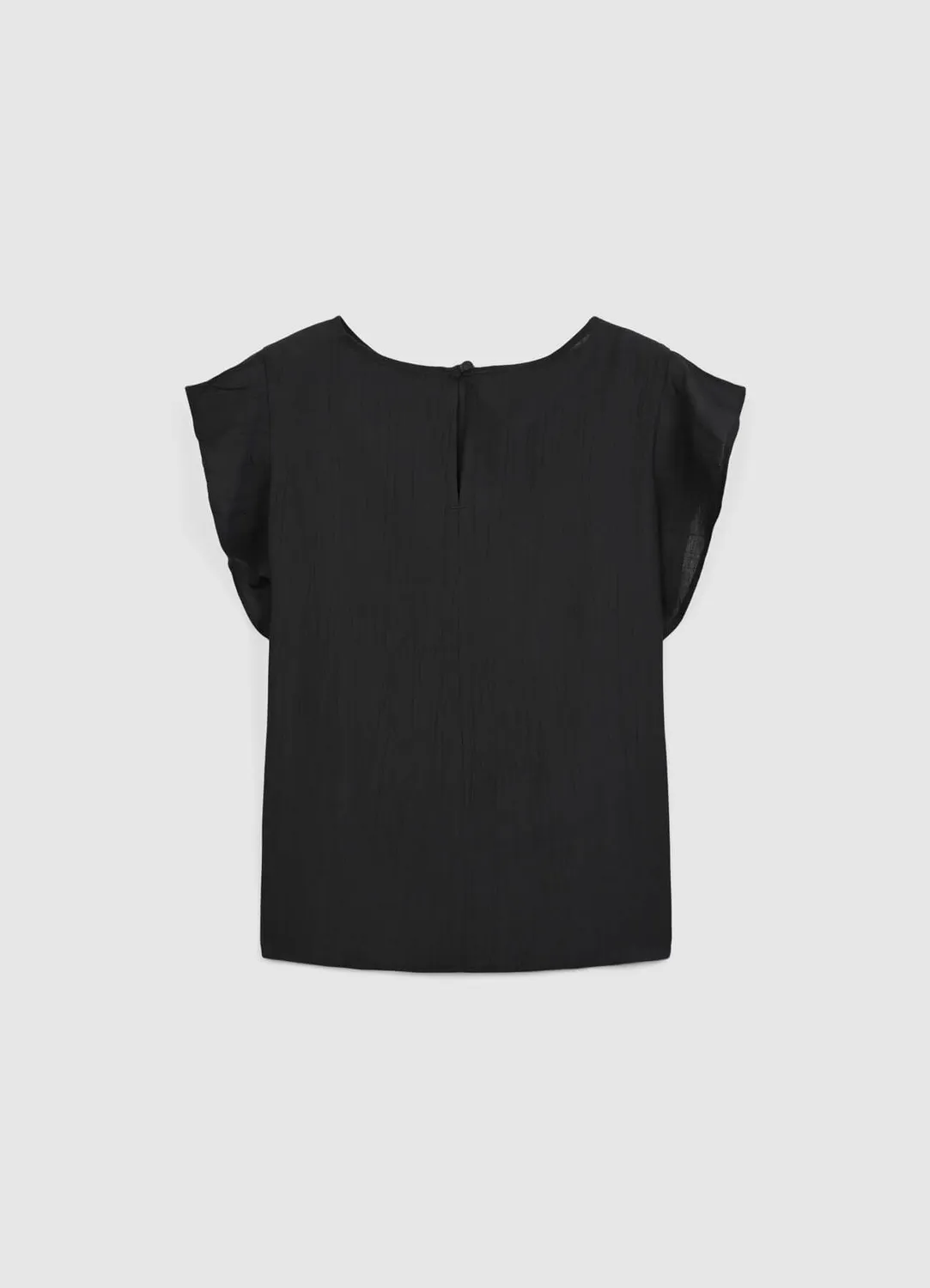Calliope blouse manches volants femme unie