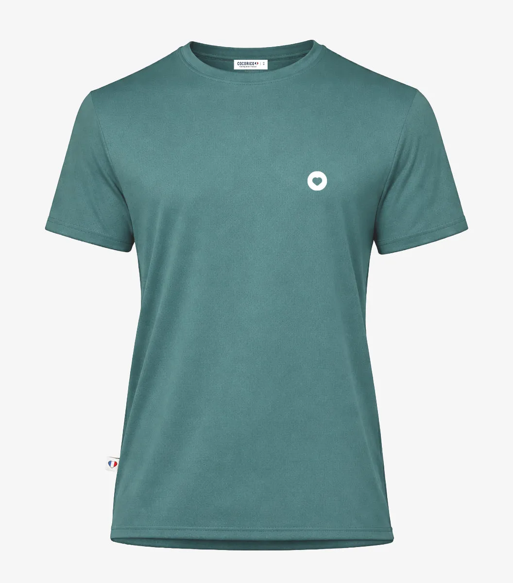Cocorico Boost T-shirt Sport Vert Homme technique