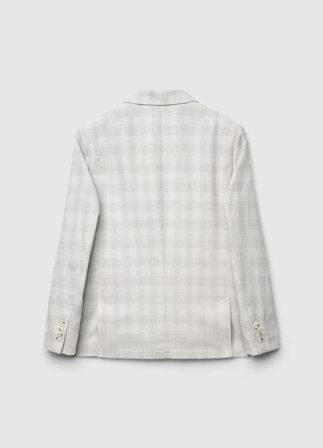Calliope veste à carreaux homme deux boutons