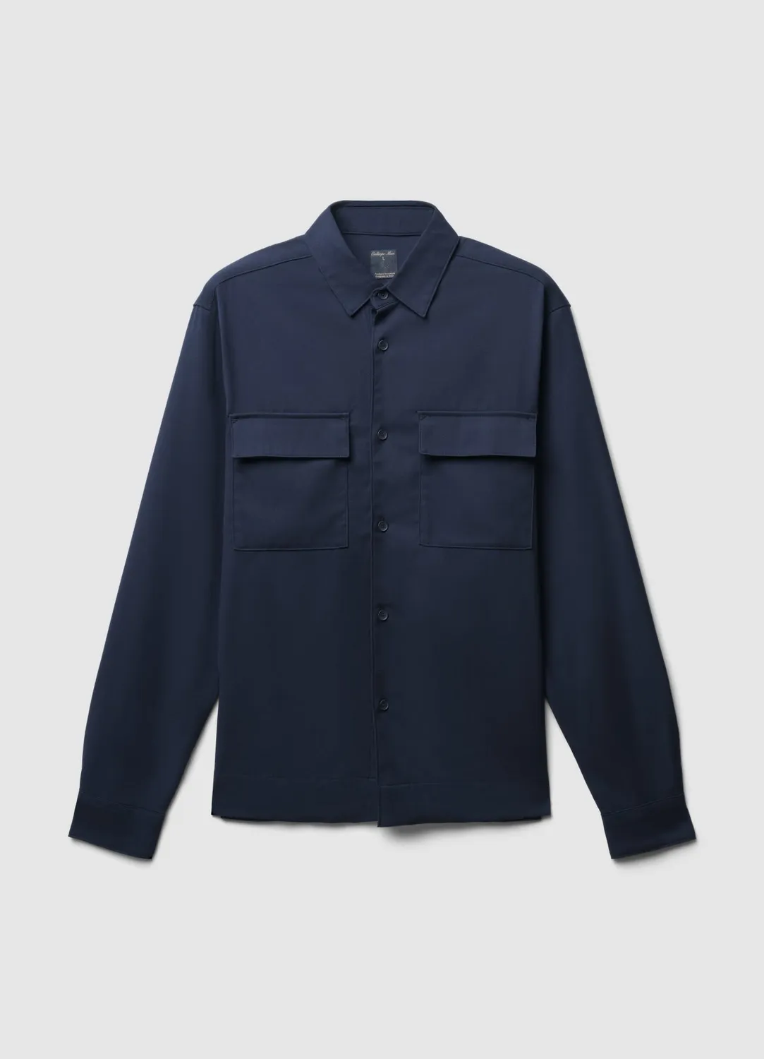 Calliope chemise homme poches micro-motif