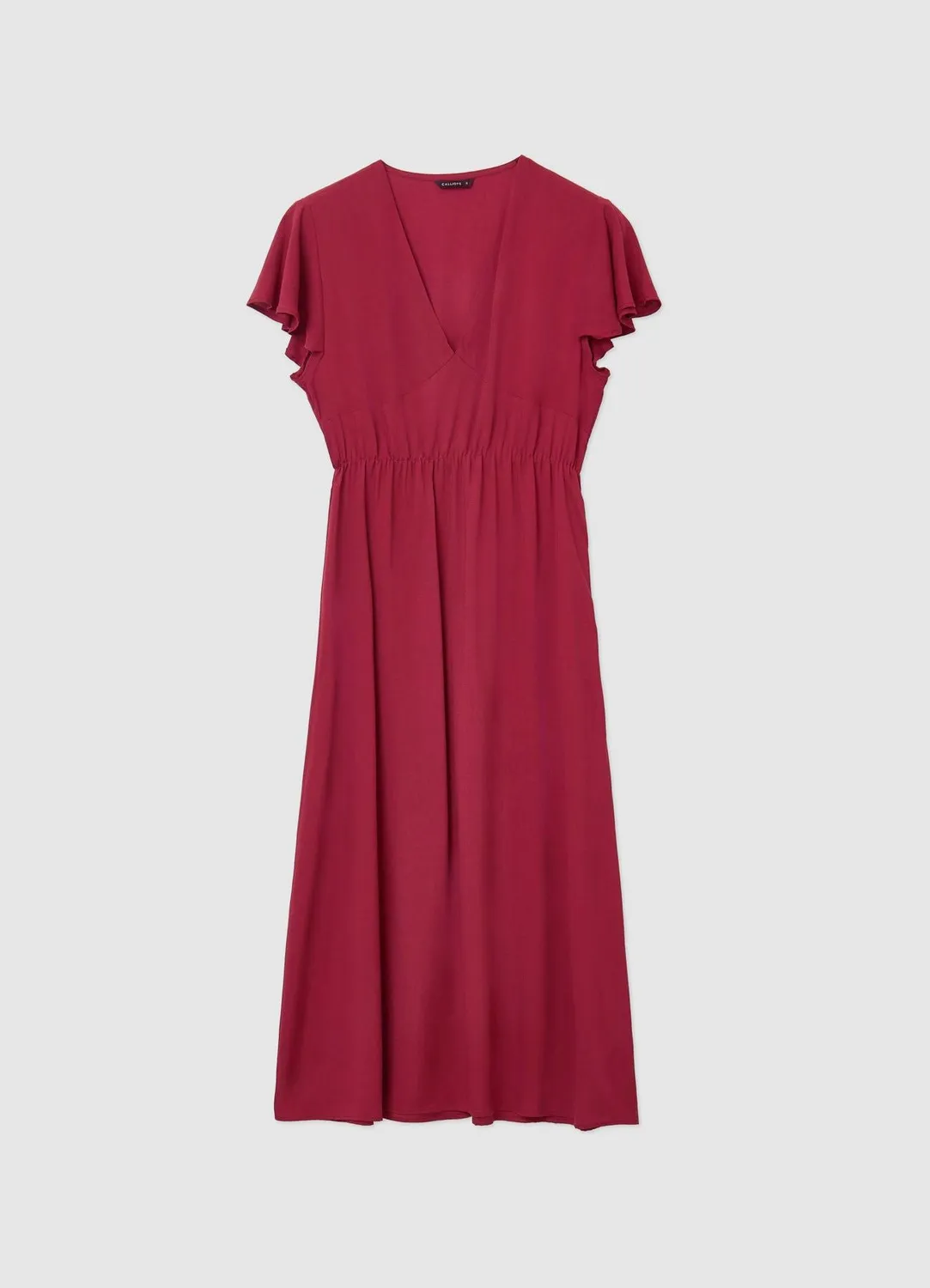 Calliope Atelier robe volants col V femme