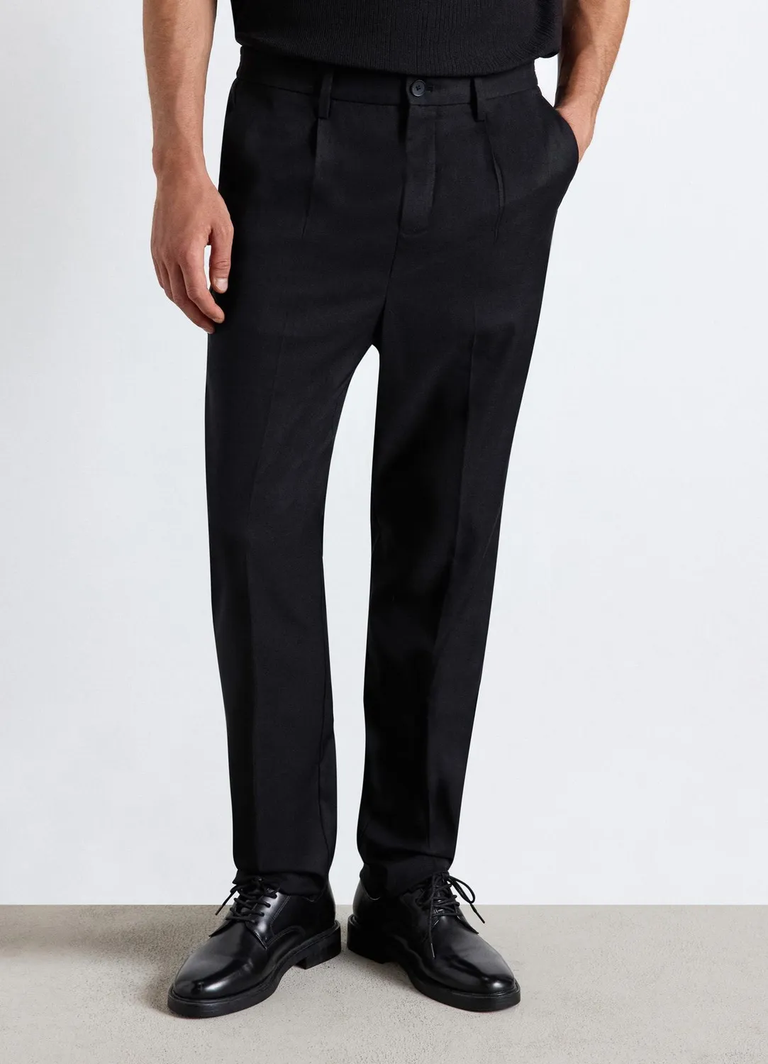 Calliope Pantaloni straight eleganti con vita pantalon homme