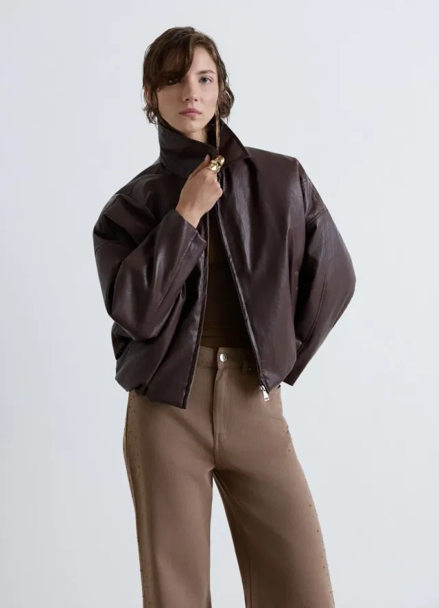 Calliope blouson bomber femme zip uni