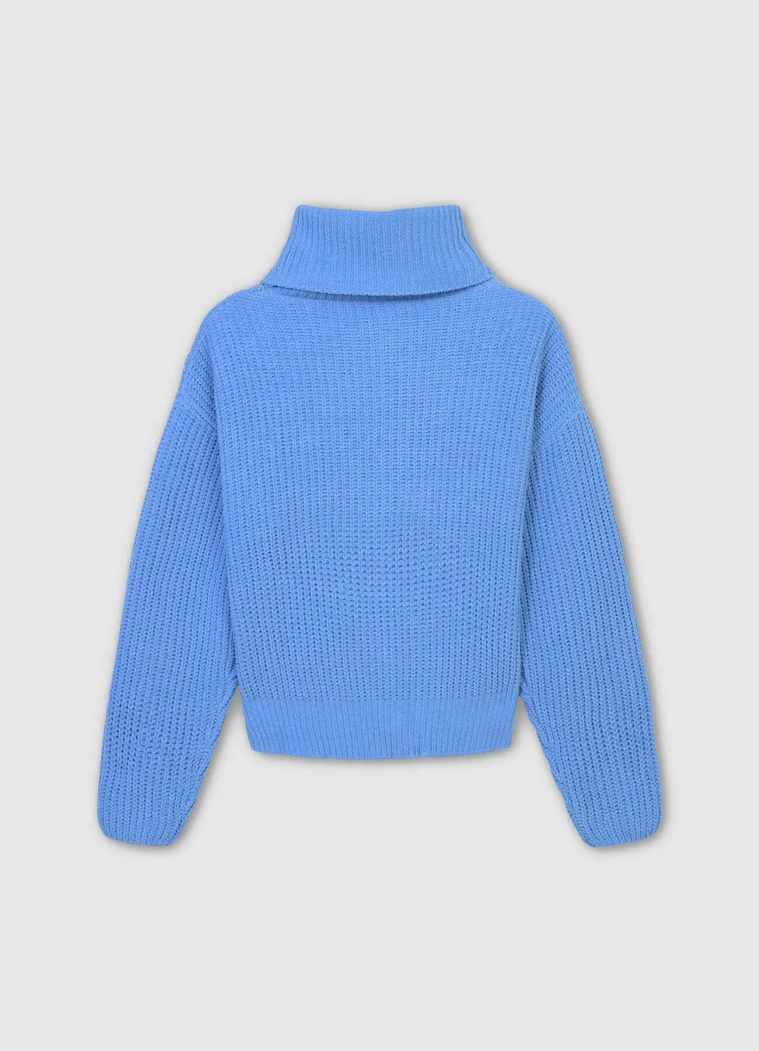 Calliope pull col roulé uni femme maille unie