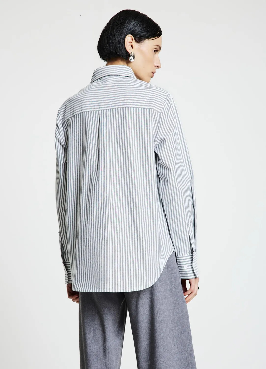 Calliope chemise rayée femme manches longues