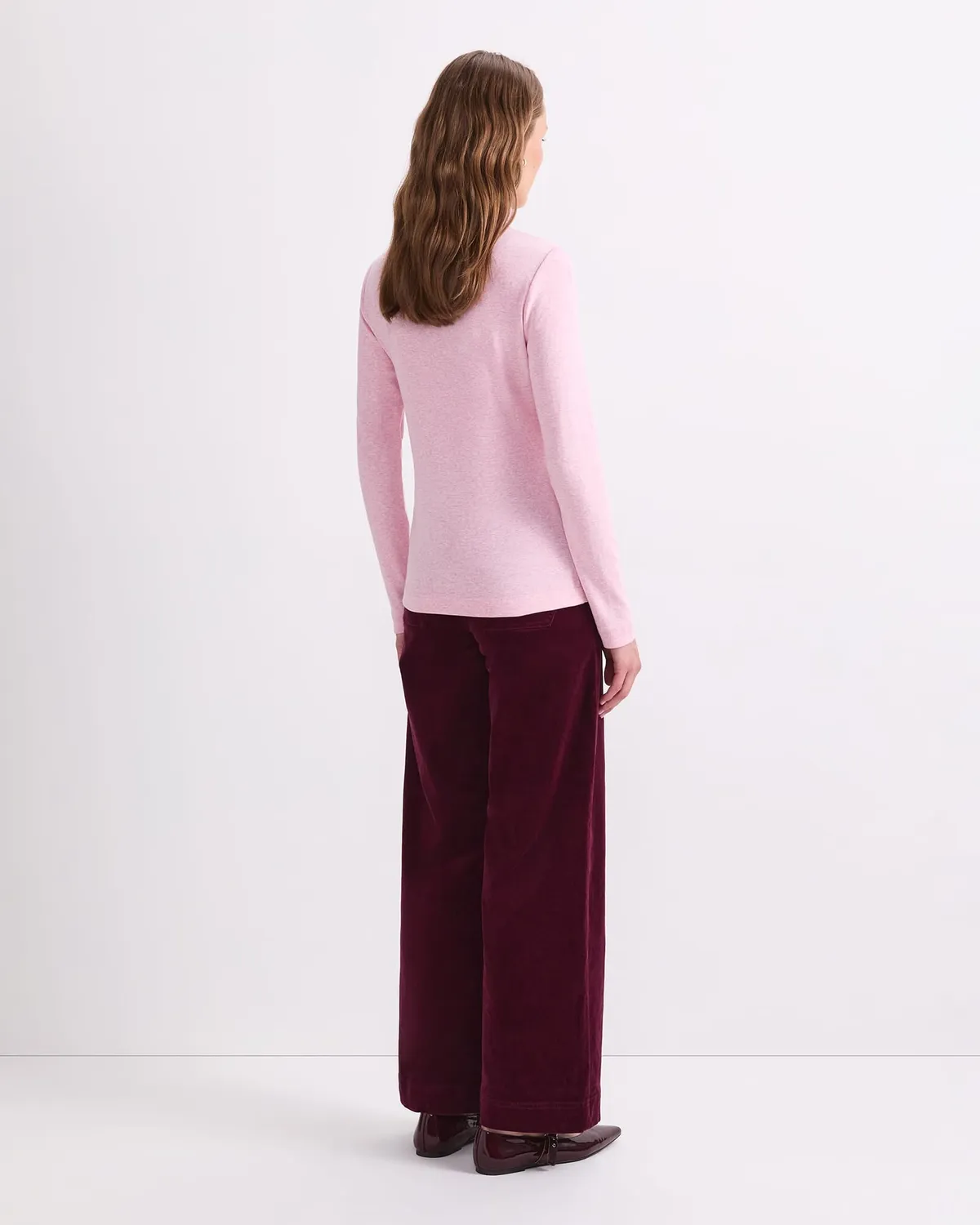 Sportscraft Lucy Zip Funnel Neck tee coton col zippé