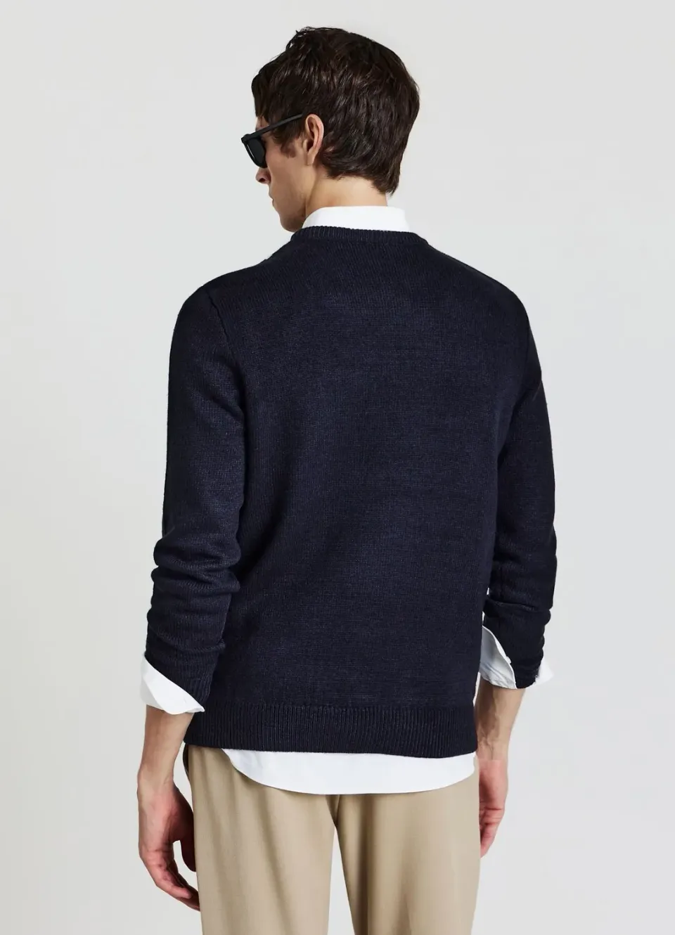 Calliope pull noël homme col rond manches longues