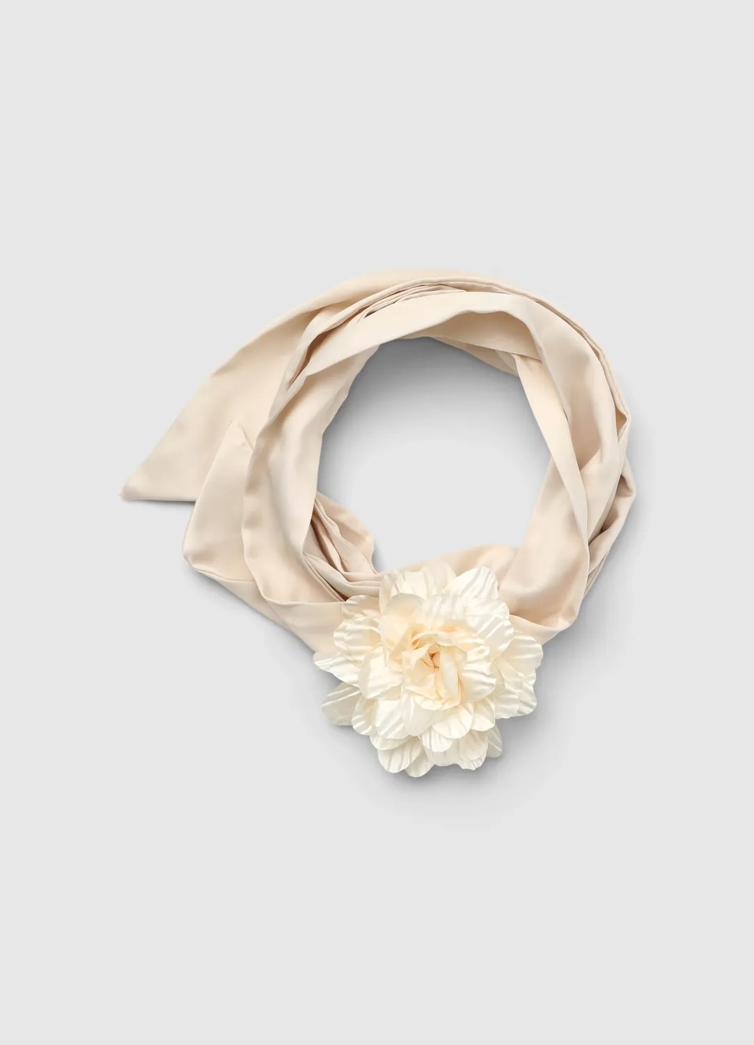 Calliope Fusciacca tessuto fiore ceinture foulard fleur