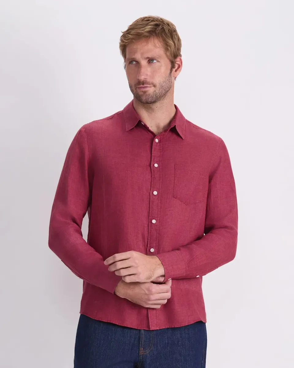 SPORTSCRAFT Delave 207957 chemise lin homme manches longues