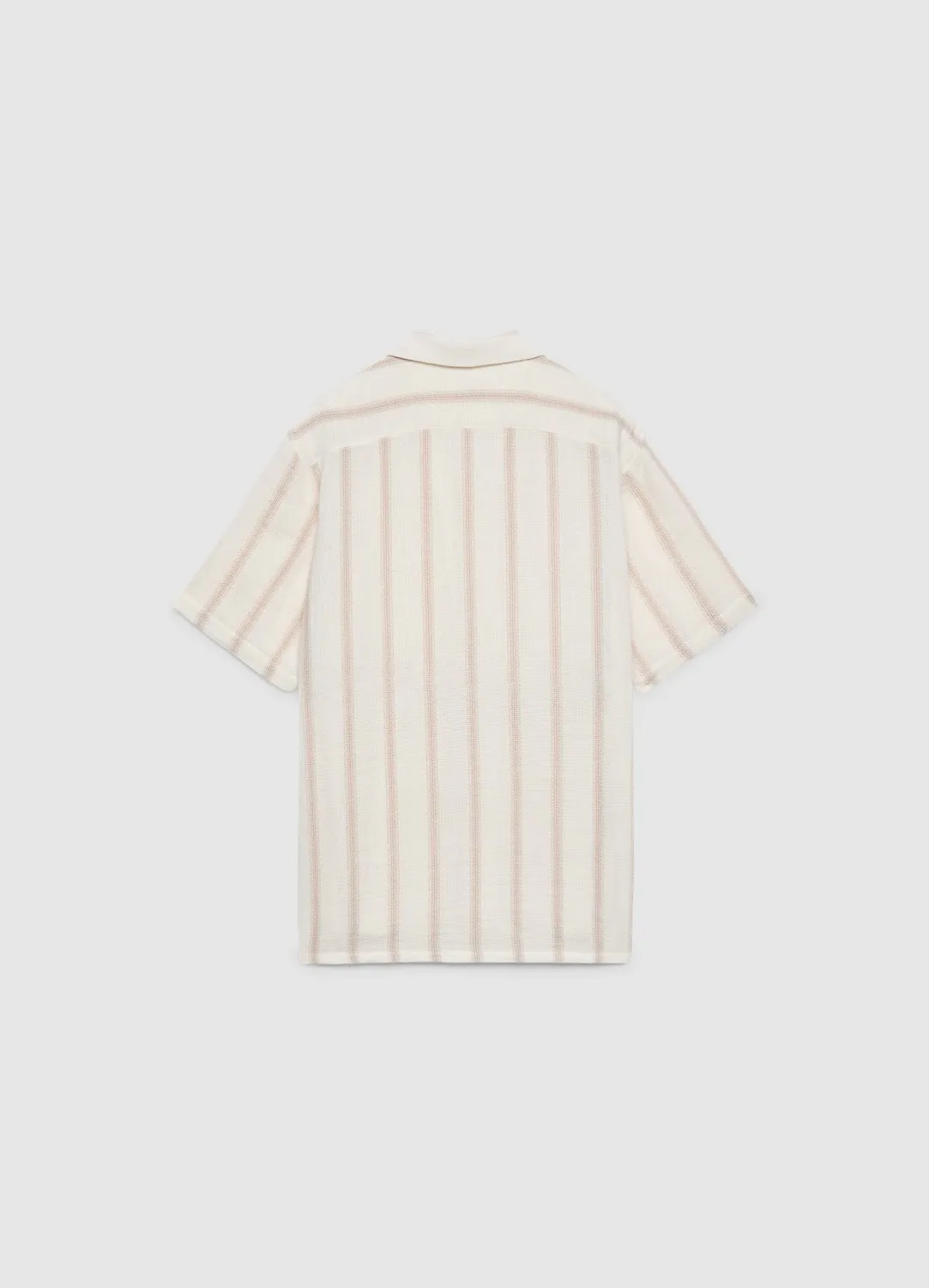Calliope Rayures chemise homme manches courtes