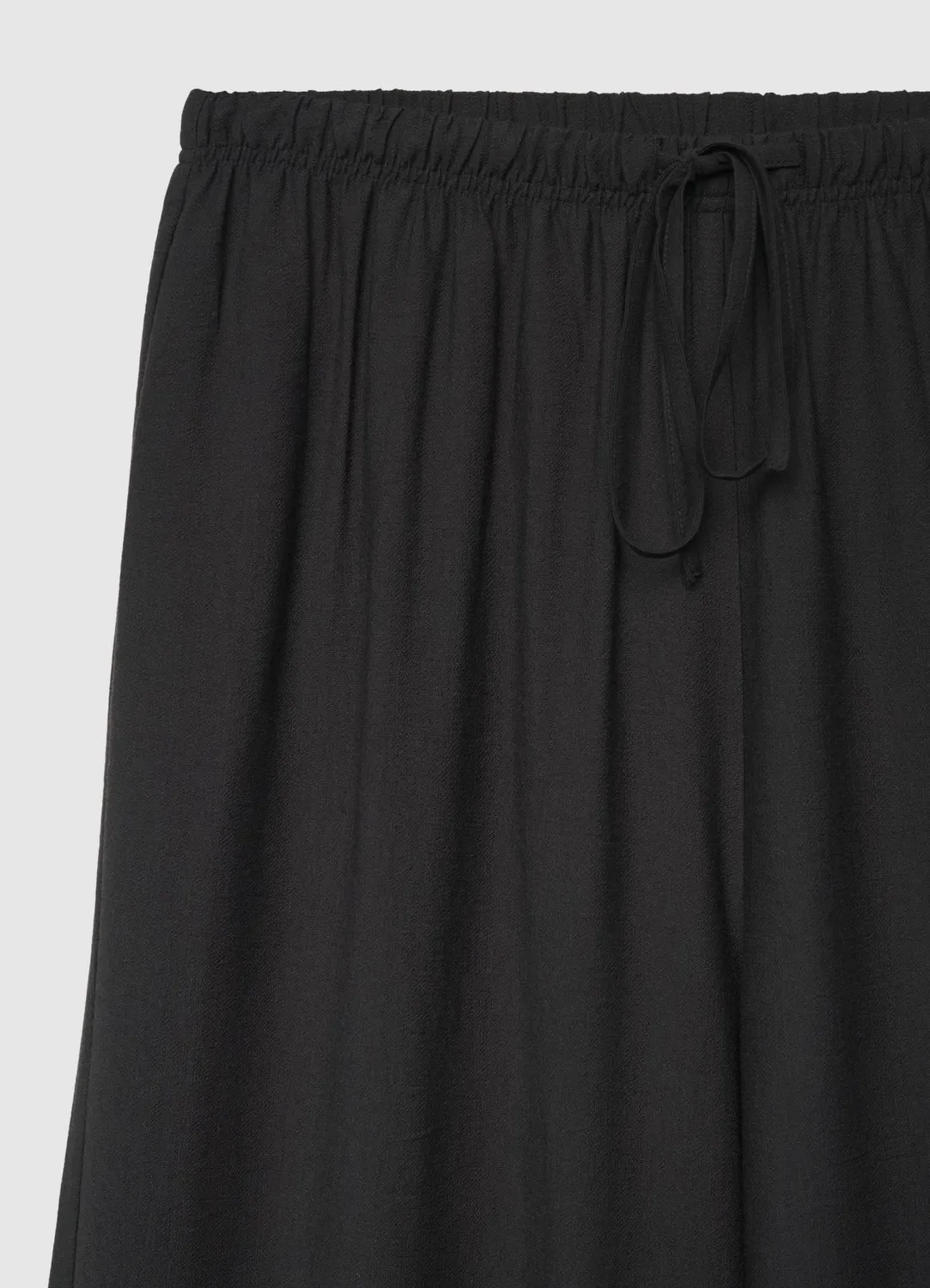 Calliope Pantalon palazzo femme large uni cordon