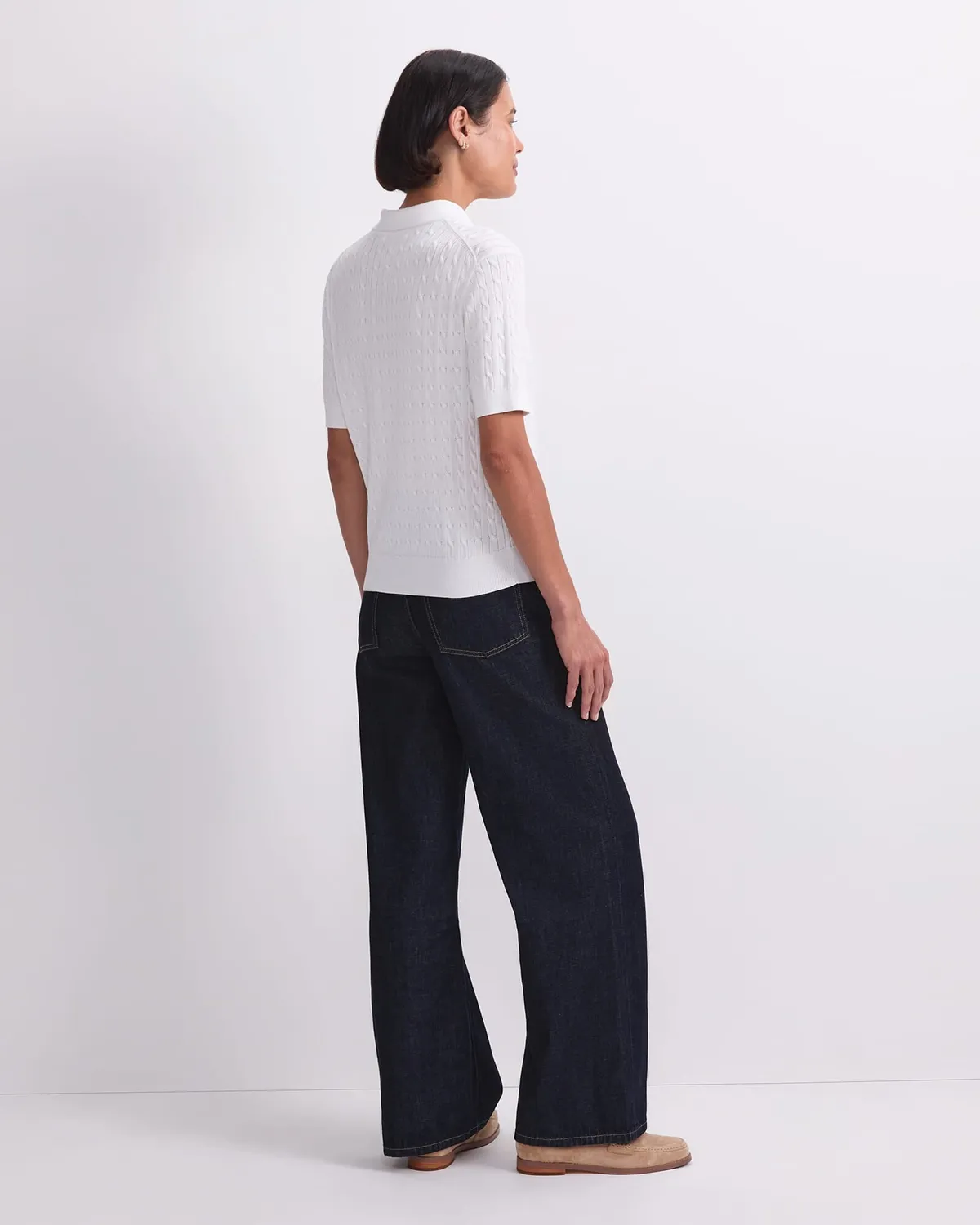 SPORTSCRAFT Chiffon Cable polo maille coton manches courtes