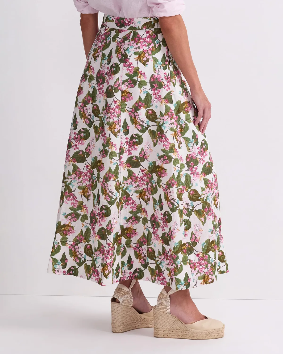 Sportscraft Osterley jupe midi lin Liberty femme