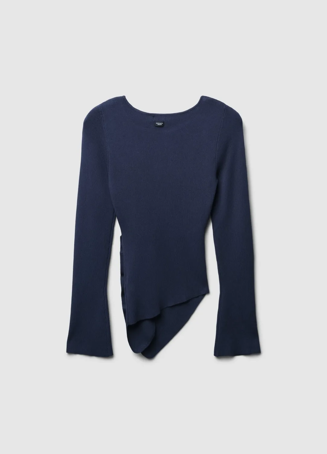 Calliope Pull drapé asymétrique pull femme boutons