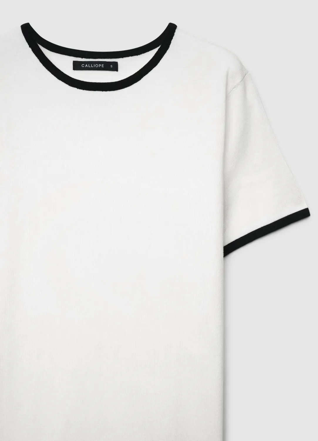 Calliope T-shirt profils contraste femme manches courtes