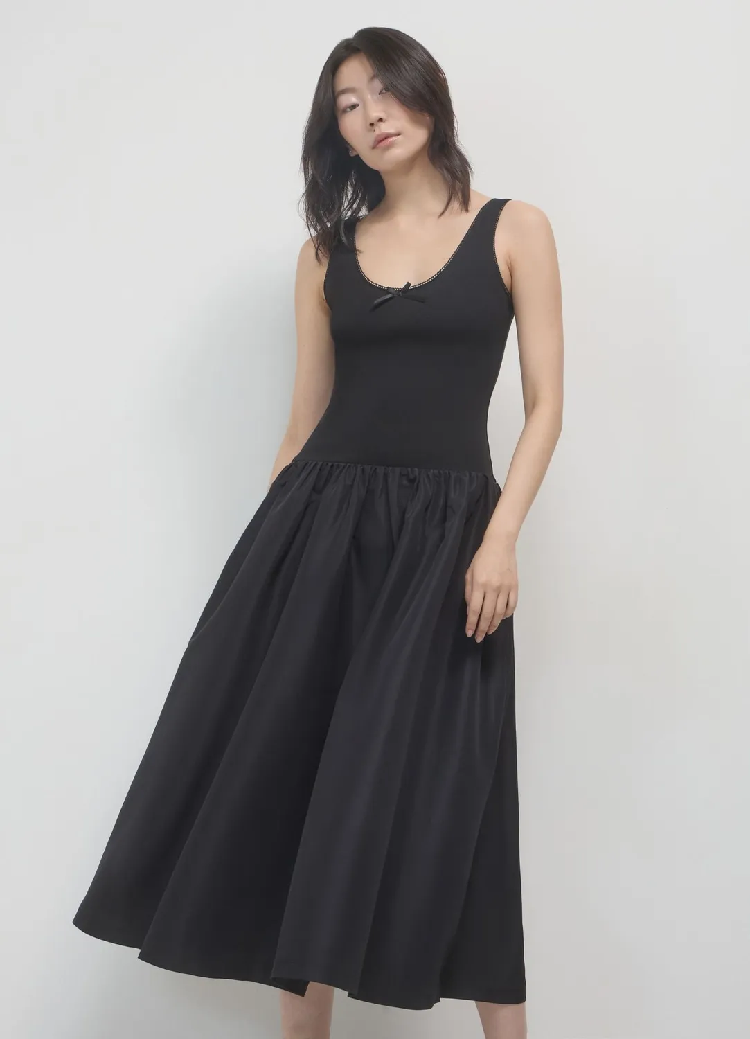 Calliope robe longue femme bretelles évasée