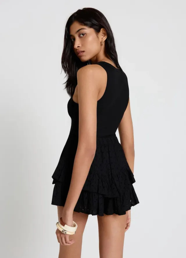 Calliope top coton côtelé femme col large