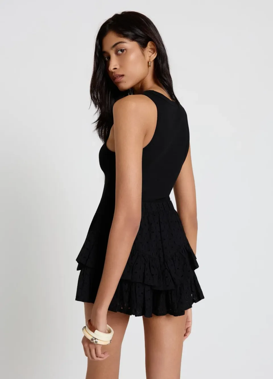 Calliope top coton côtelé femme col large