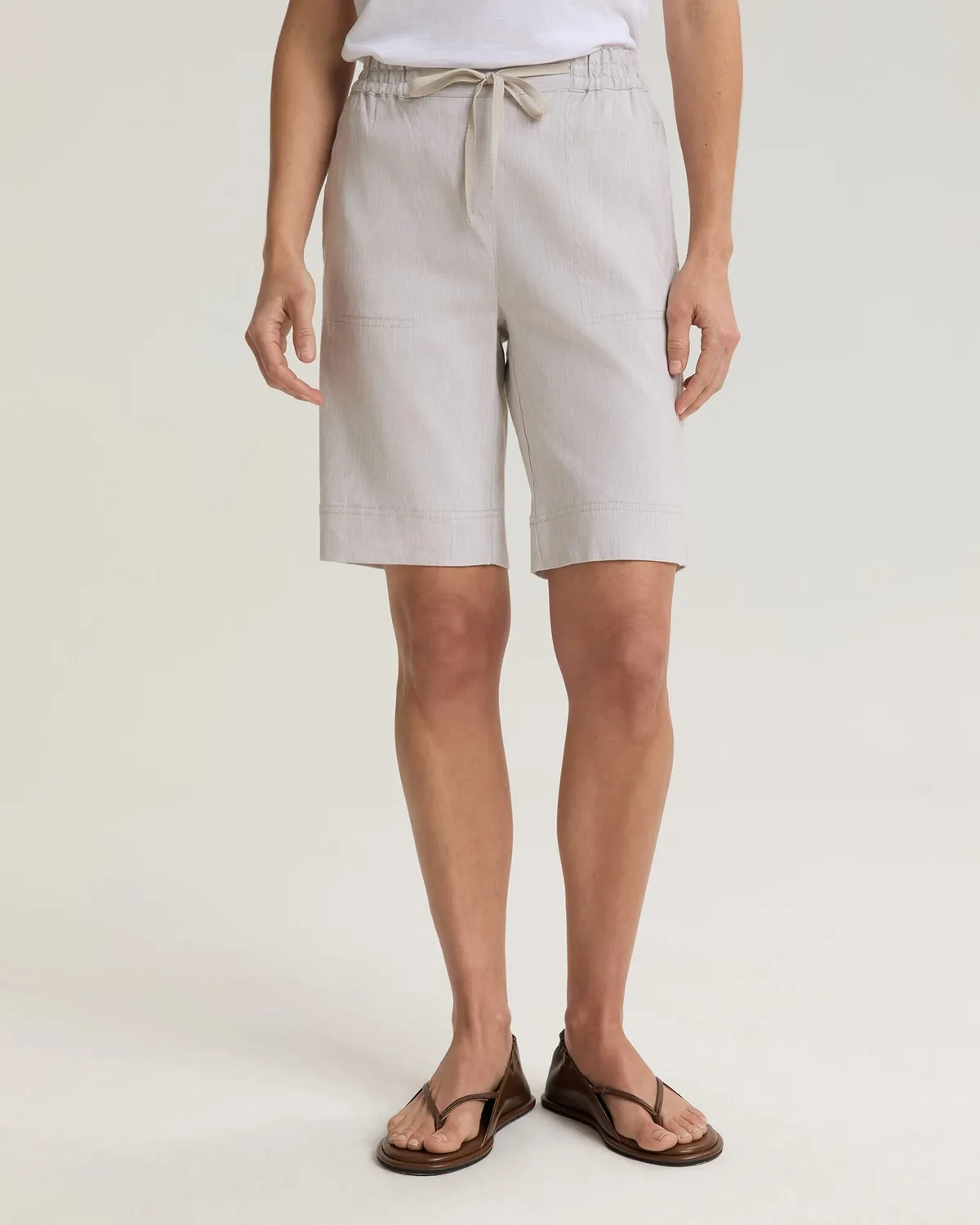 Sportscraft Rosa short lin mélangé poches