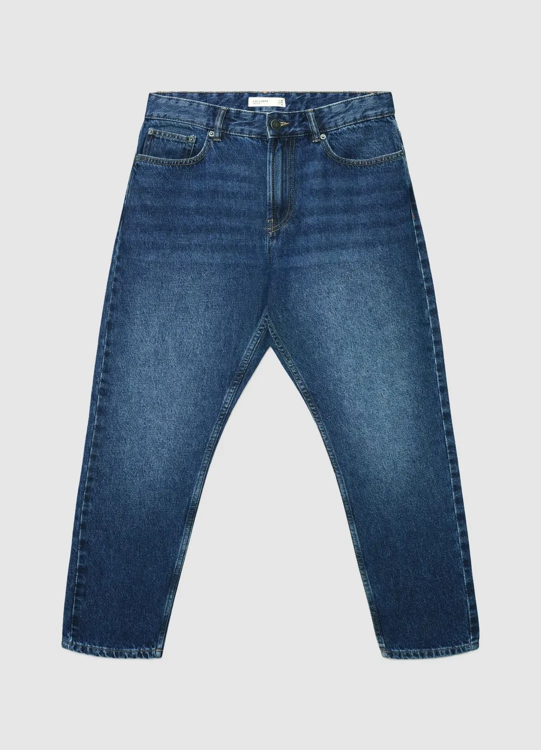 Calliope jean cropped homme droit délavé