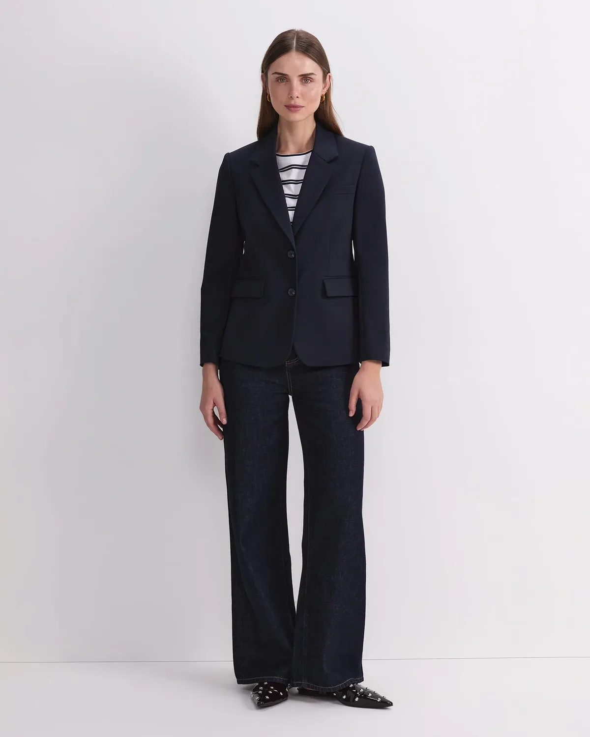 Sportscraft Yvette blazer femme coton stretch tailleur