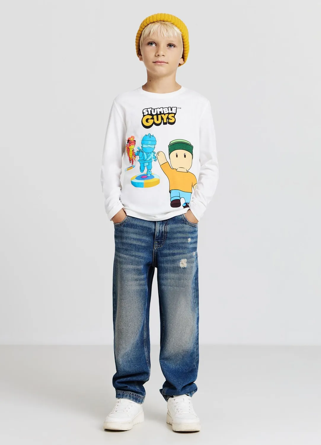Calliope t-shirt Stumble Guys garçon manches longues