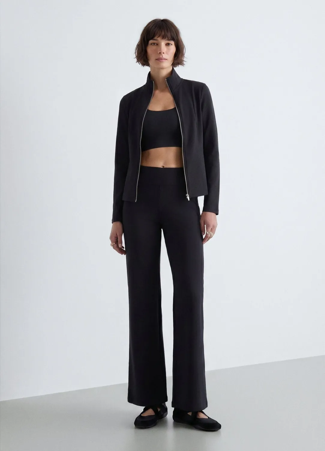 Calliope Leggings femme flare taille haute