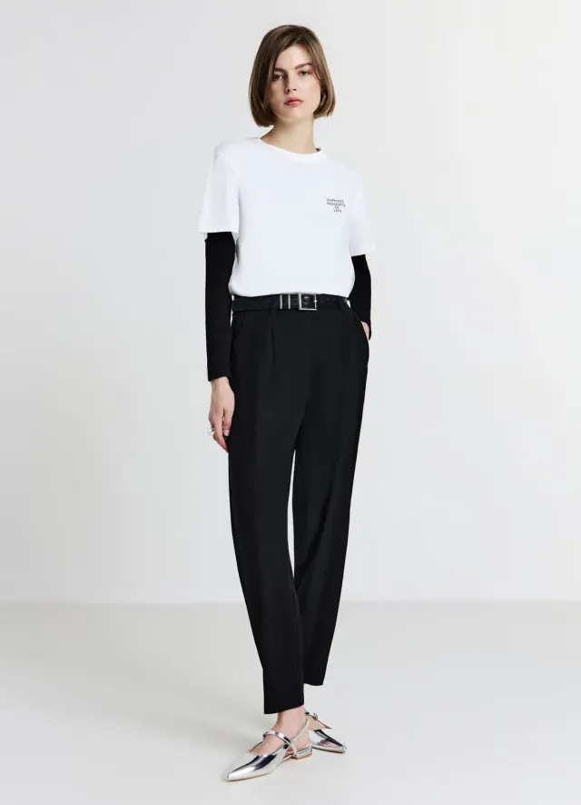 Calliope T-shirt femme coton imprimé col rond