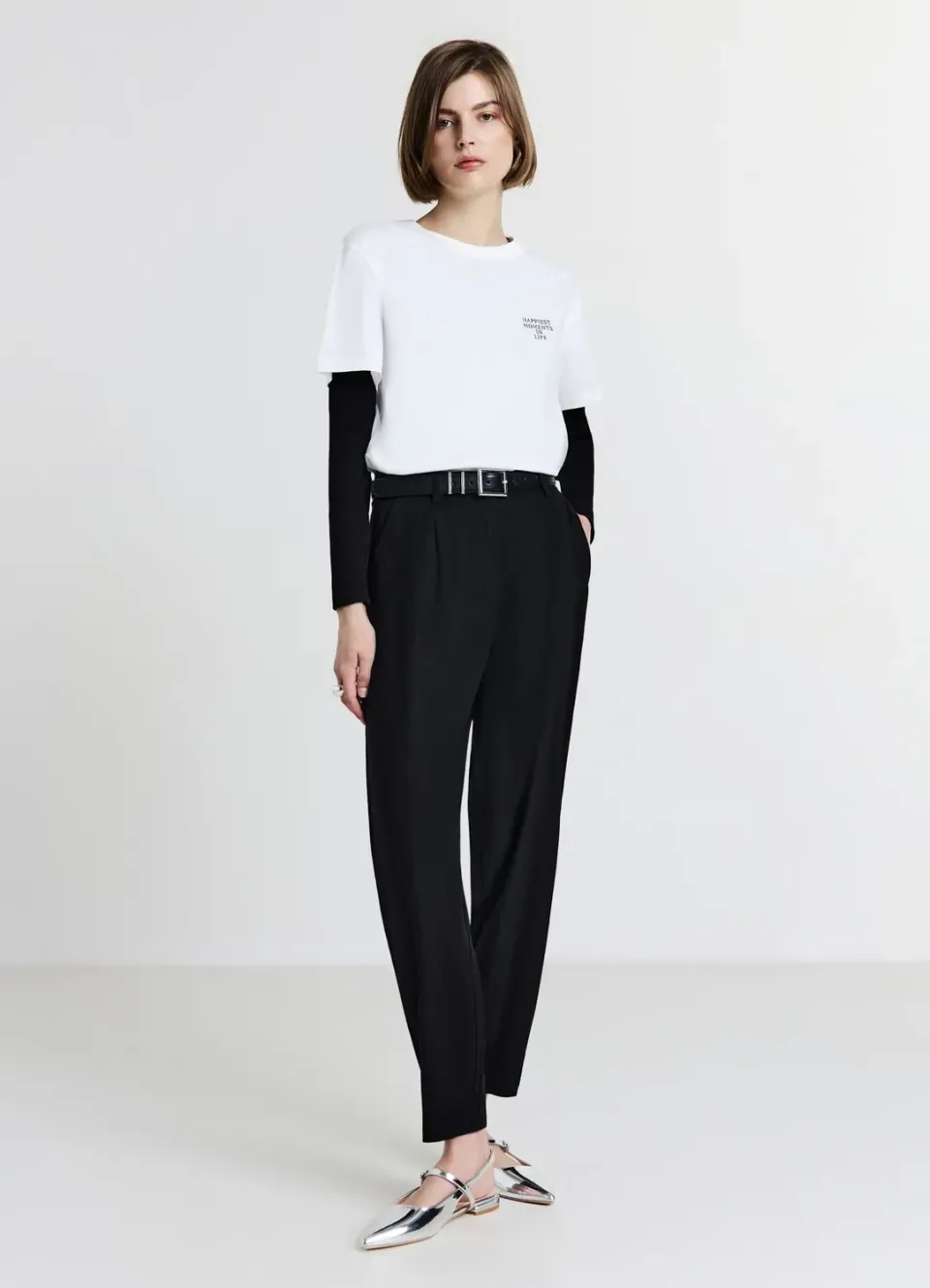 Calliope T-shirt femme coton imprimé col rond