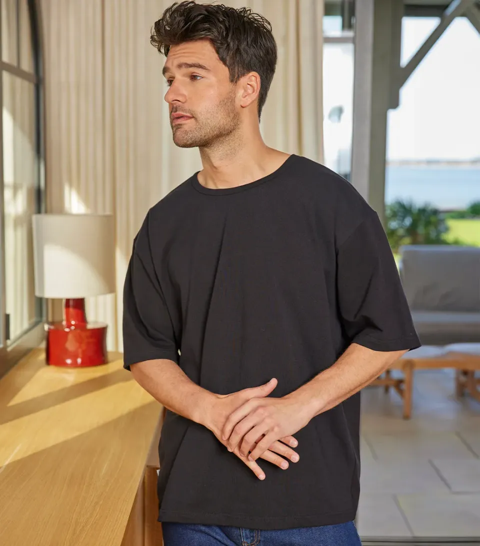 Cocorico Intemporel t-shirt oversize homme noir épais