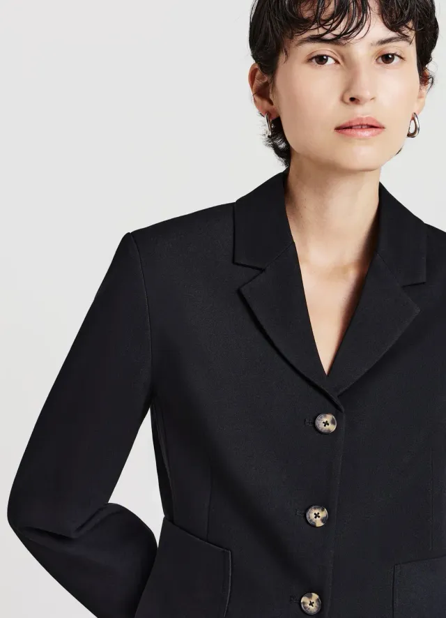Calliope veste poches plaquées femme boutons