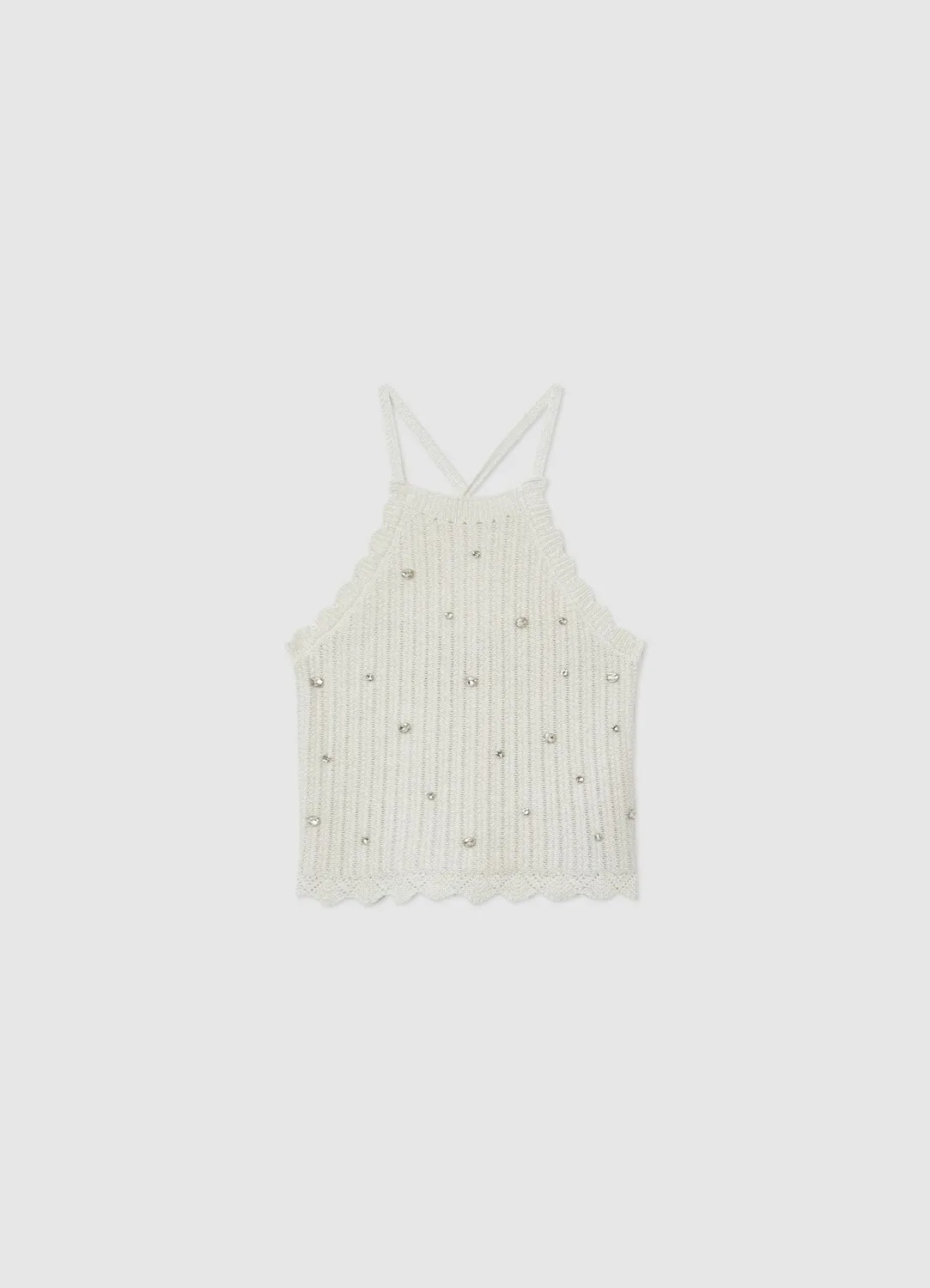 Calliope Top clous fille coton bretelles