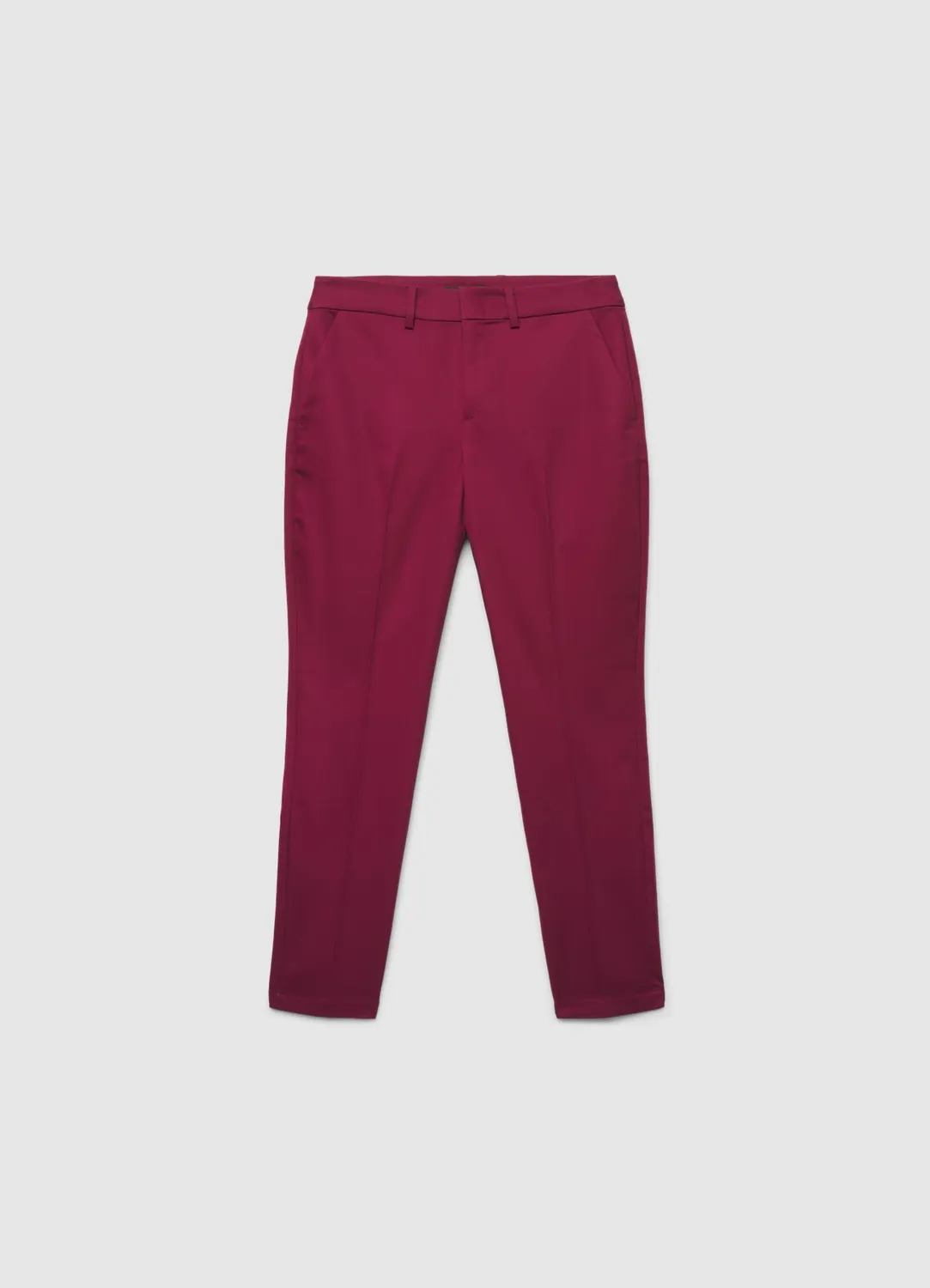Calliope pantalon tailleur uni jambe droite