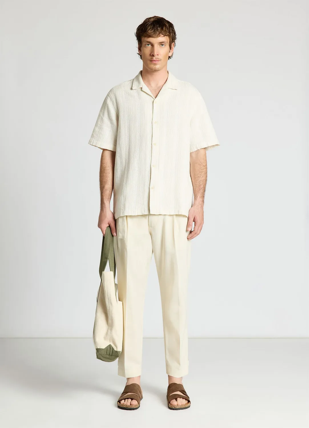 Calliope chemise homme rayée manches courtes