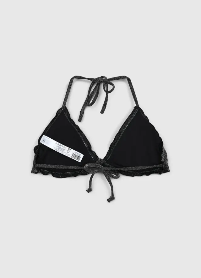 Calliope triangle effet luminescent haut maillot femme