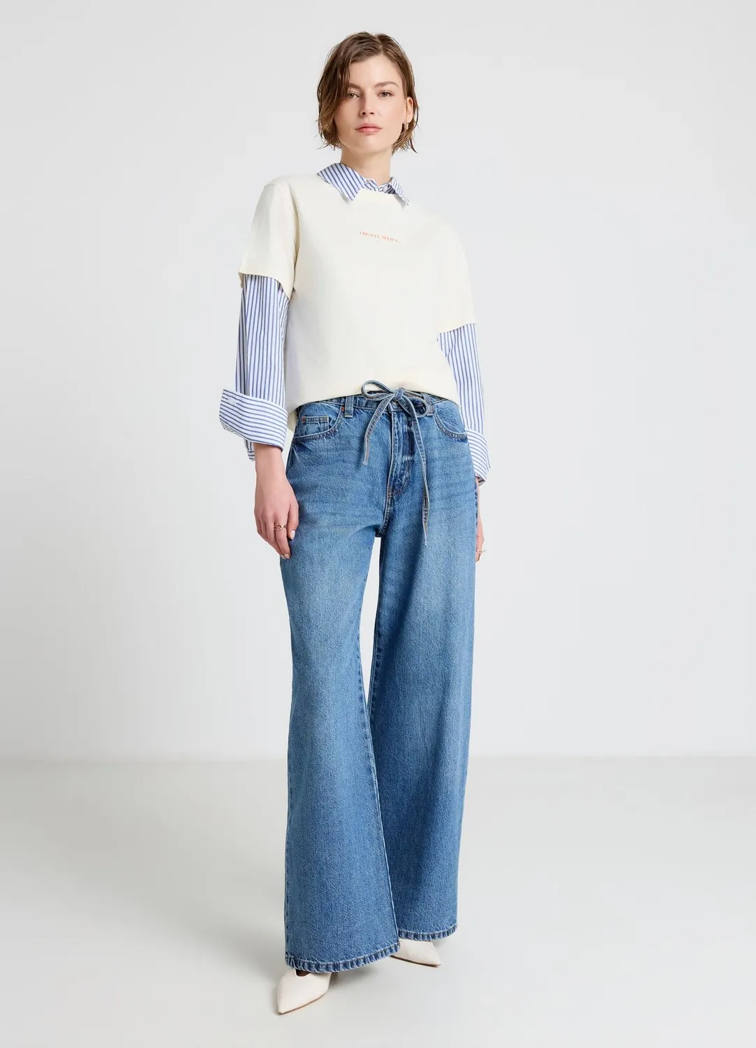 Calliope t-shirt cocktail femme col rond manches courtes
