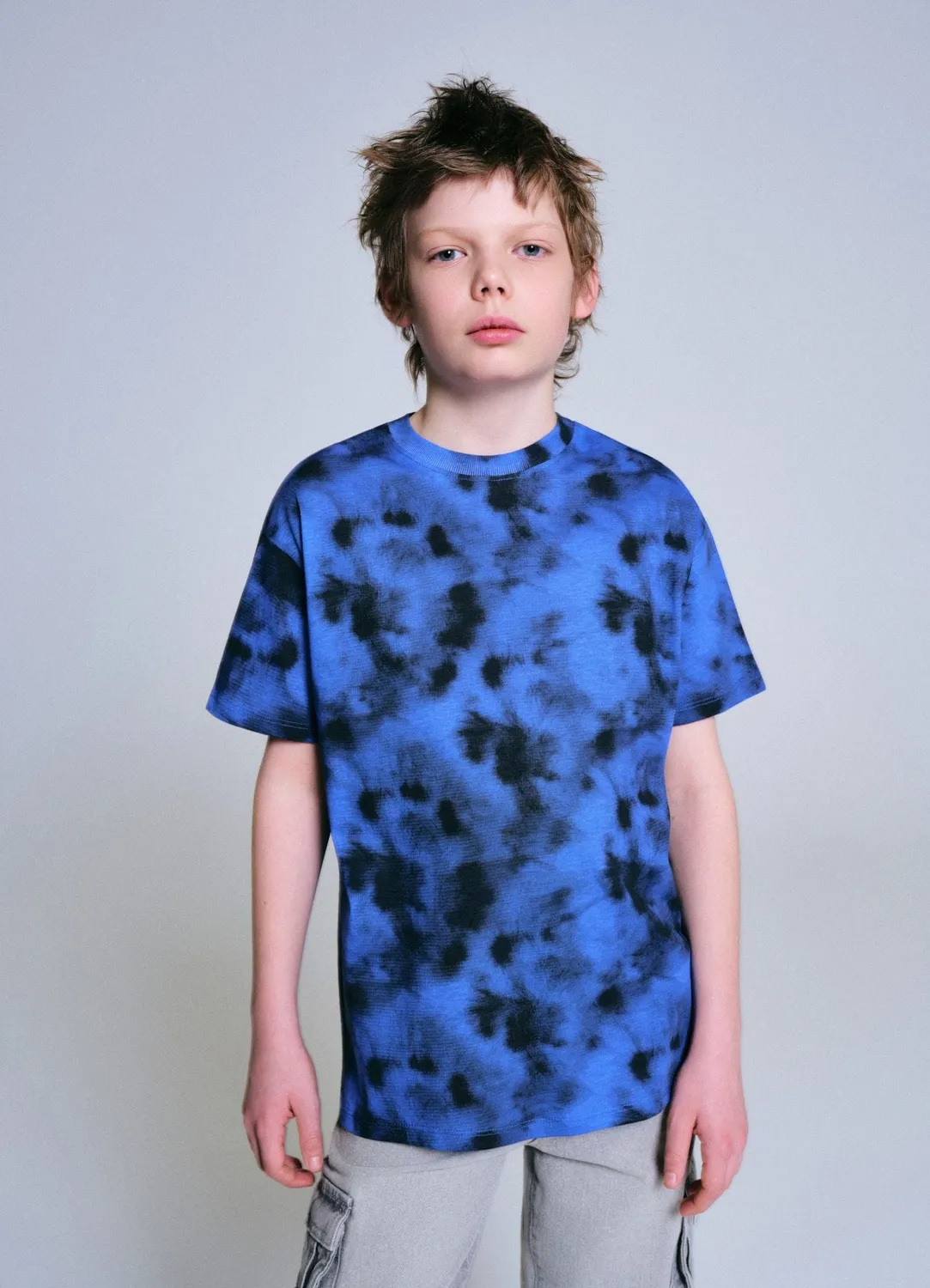 Calliope Boy t-shirt tie-dye enfant manches courtes