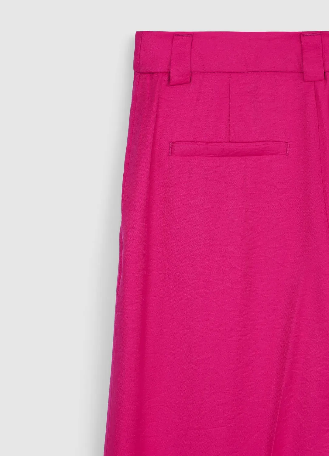 Calliope pantalon palazzo uni poches latérales