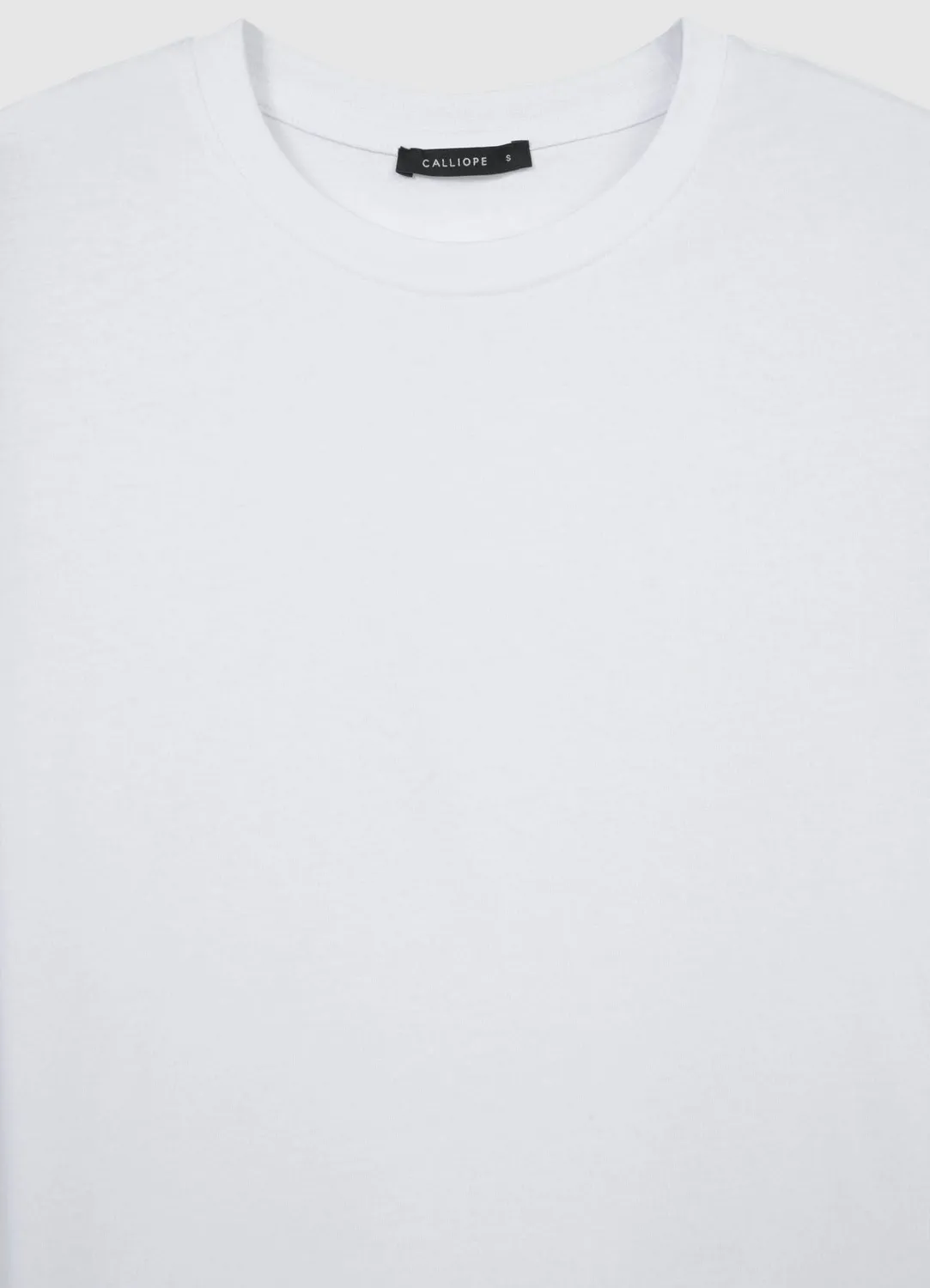 Calliope t-shirt femme uni coton col rond