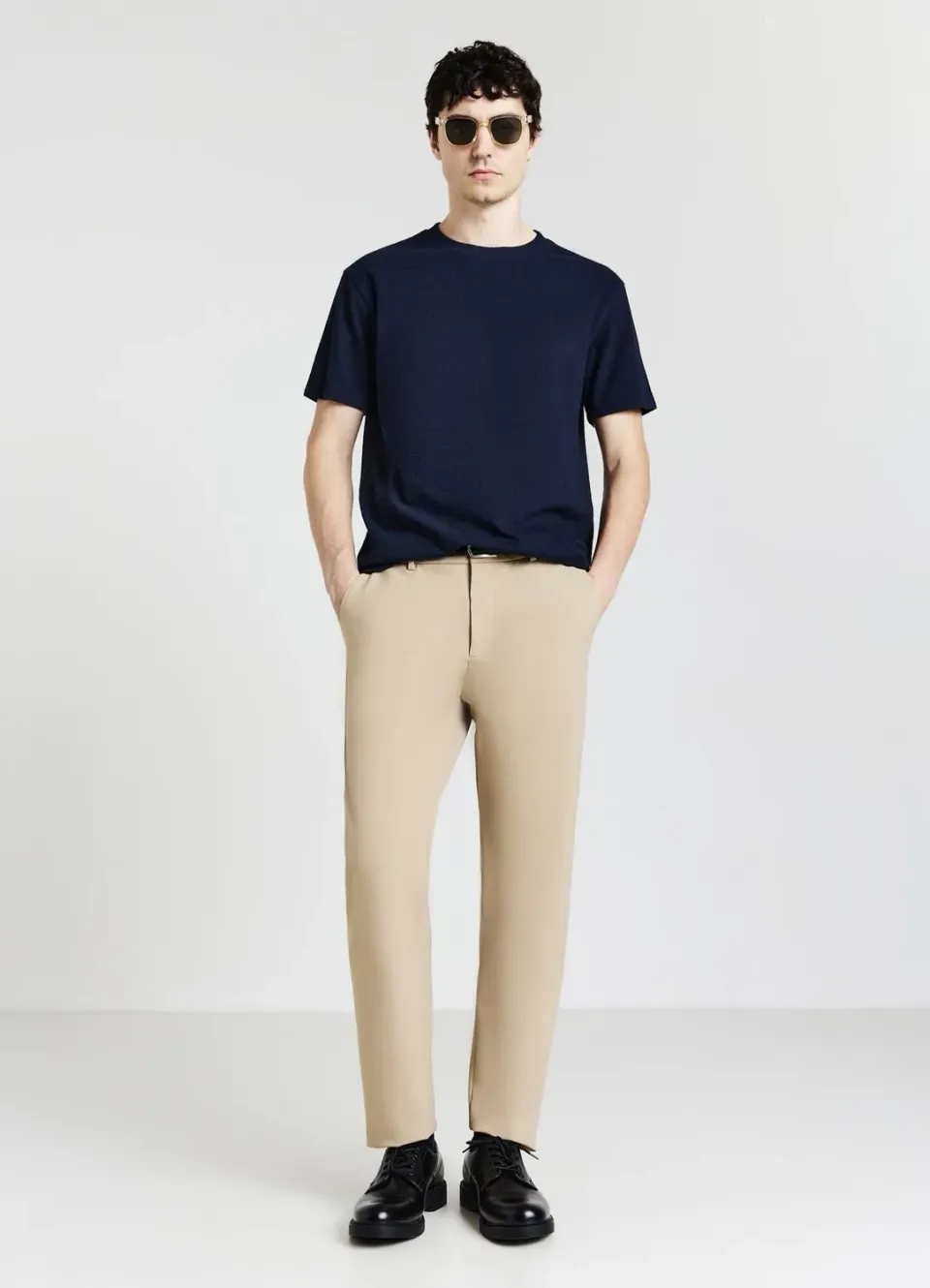Calliope t-shirt devoré homme coton col rond