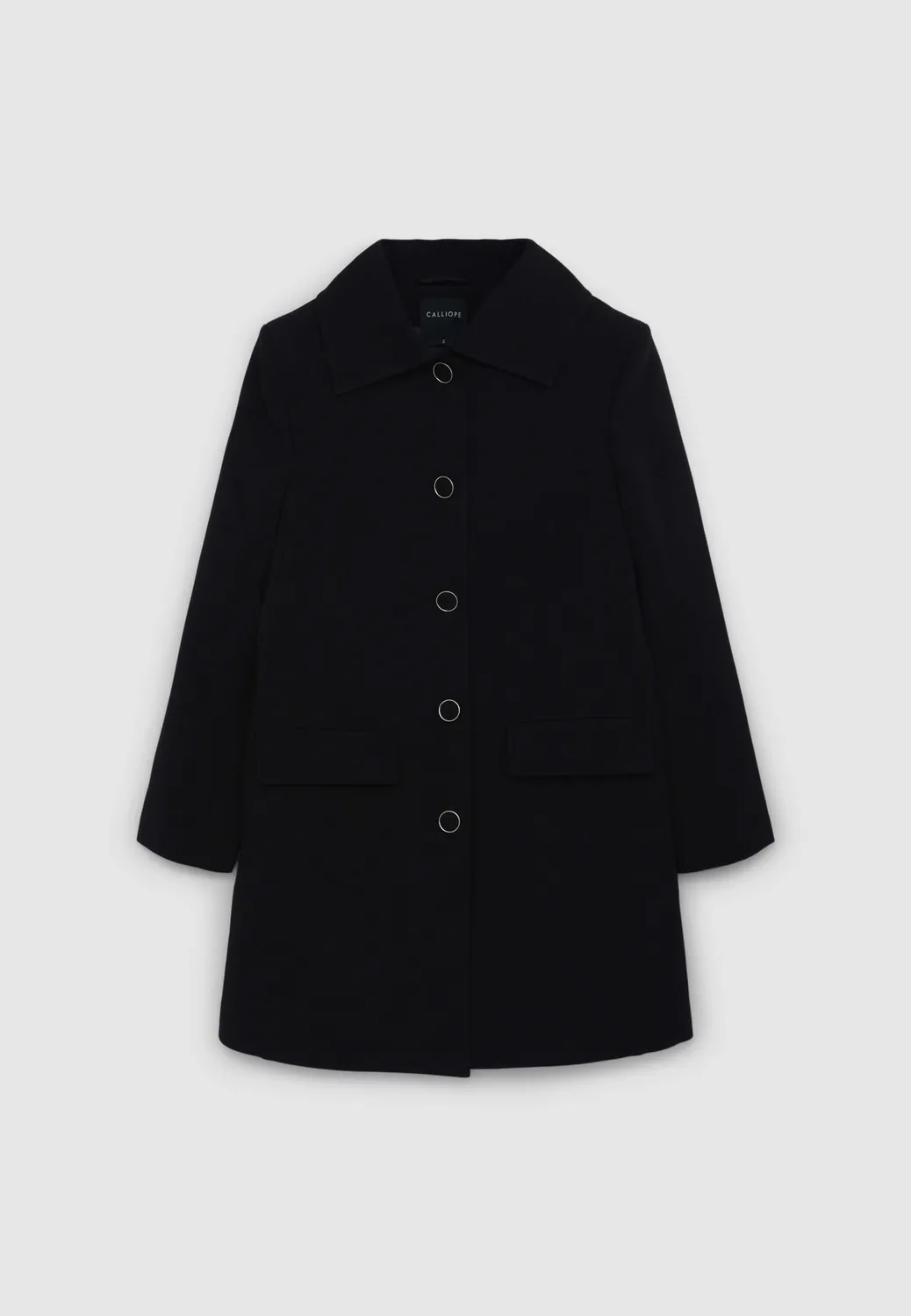 Calliope Manteau Léger Uni Femme Col Chemise