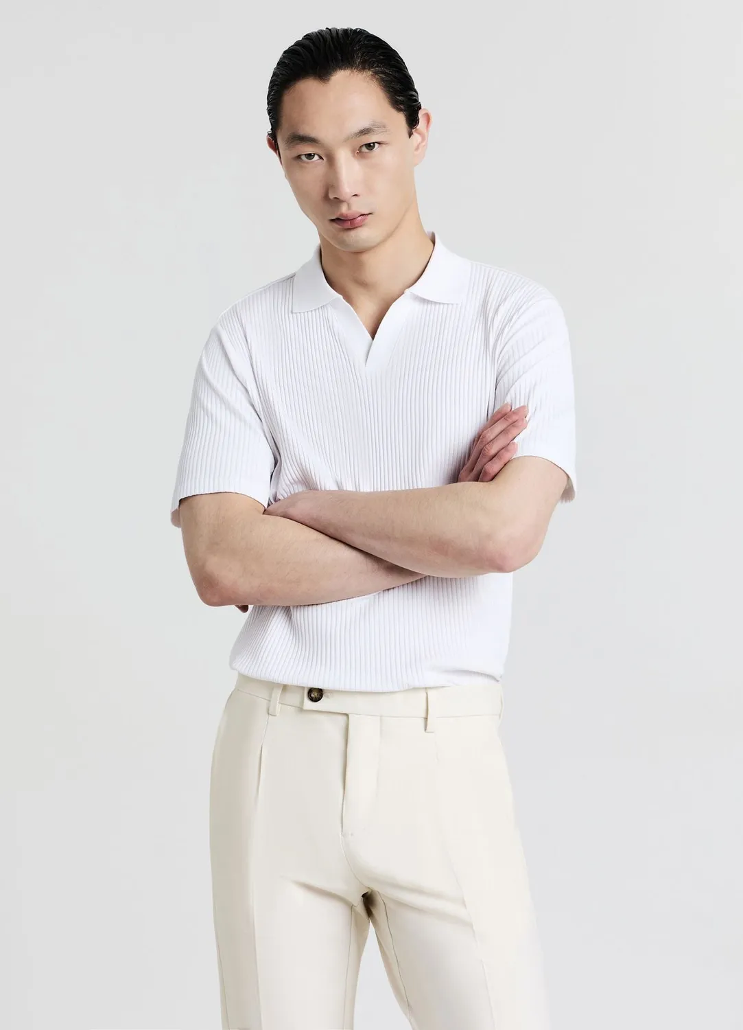 Calliope polo côtelé homme coton regular