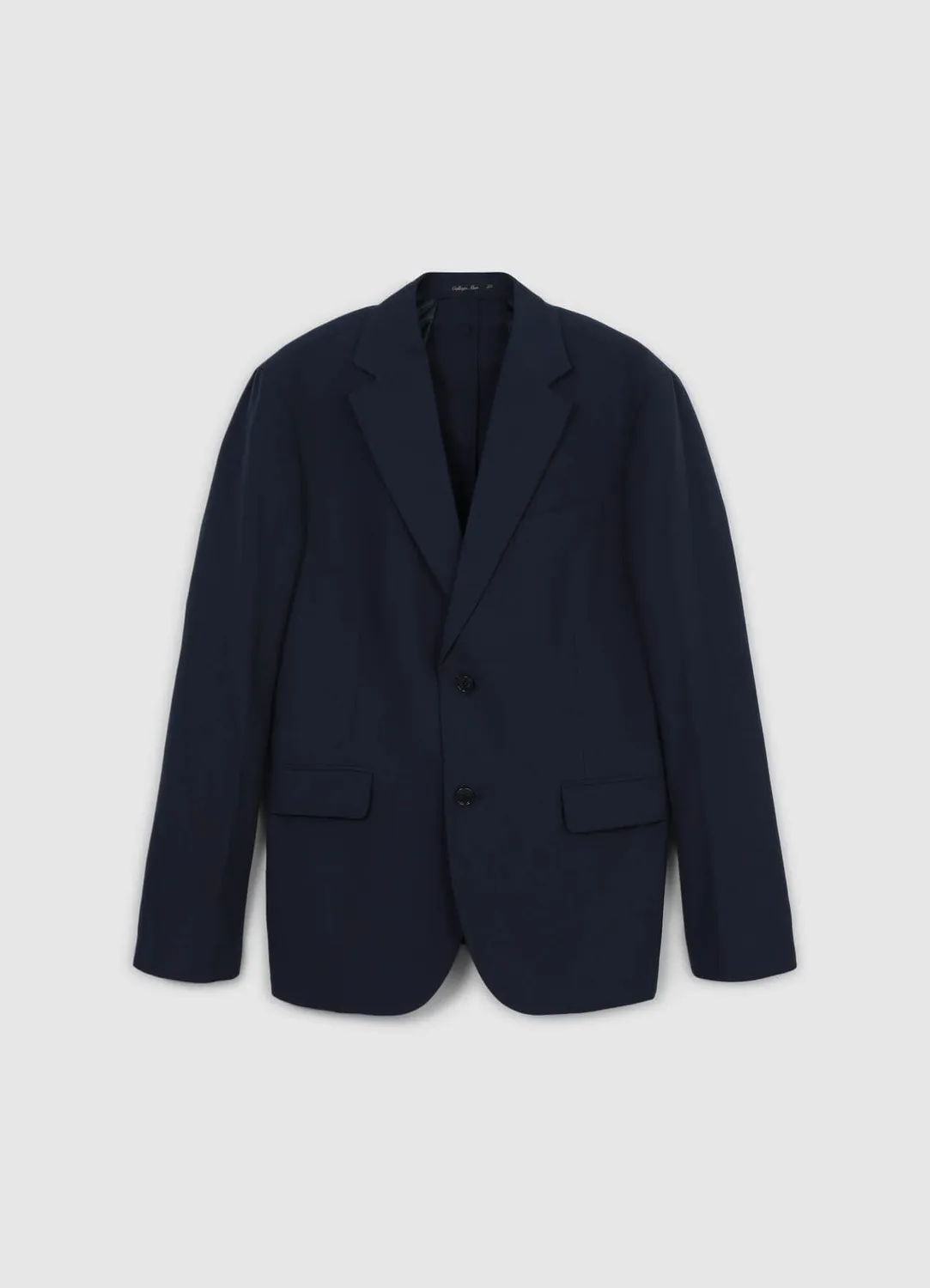 Calliope Veste monopetto lin homme coupe droite