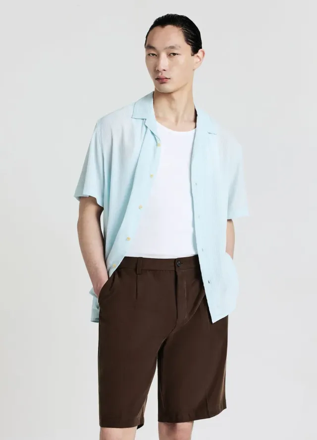 Calliope bermuda homme coton uni
