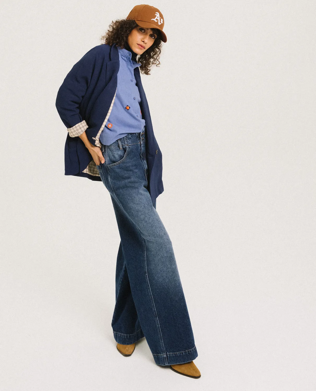 Tinsels Daddy Blue Wave jean baggy 100% coton