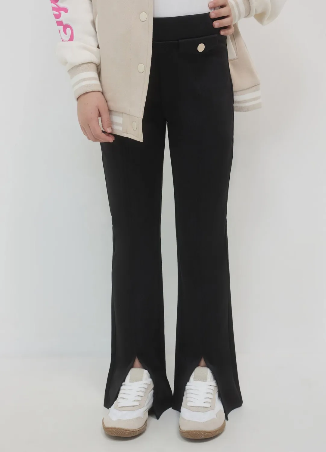 Calliope pantalon patte d'éléphant fille élégant fentes