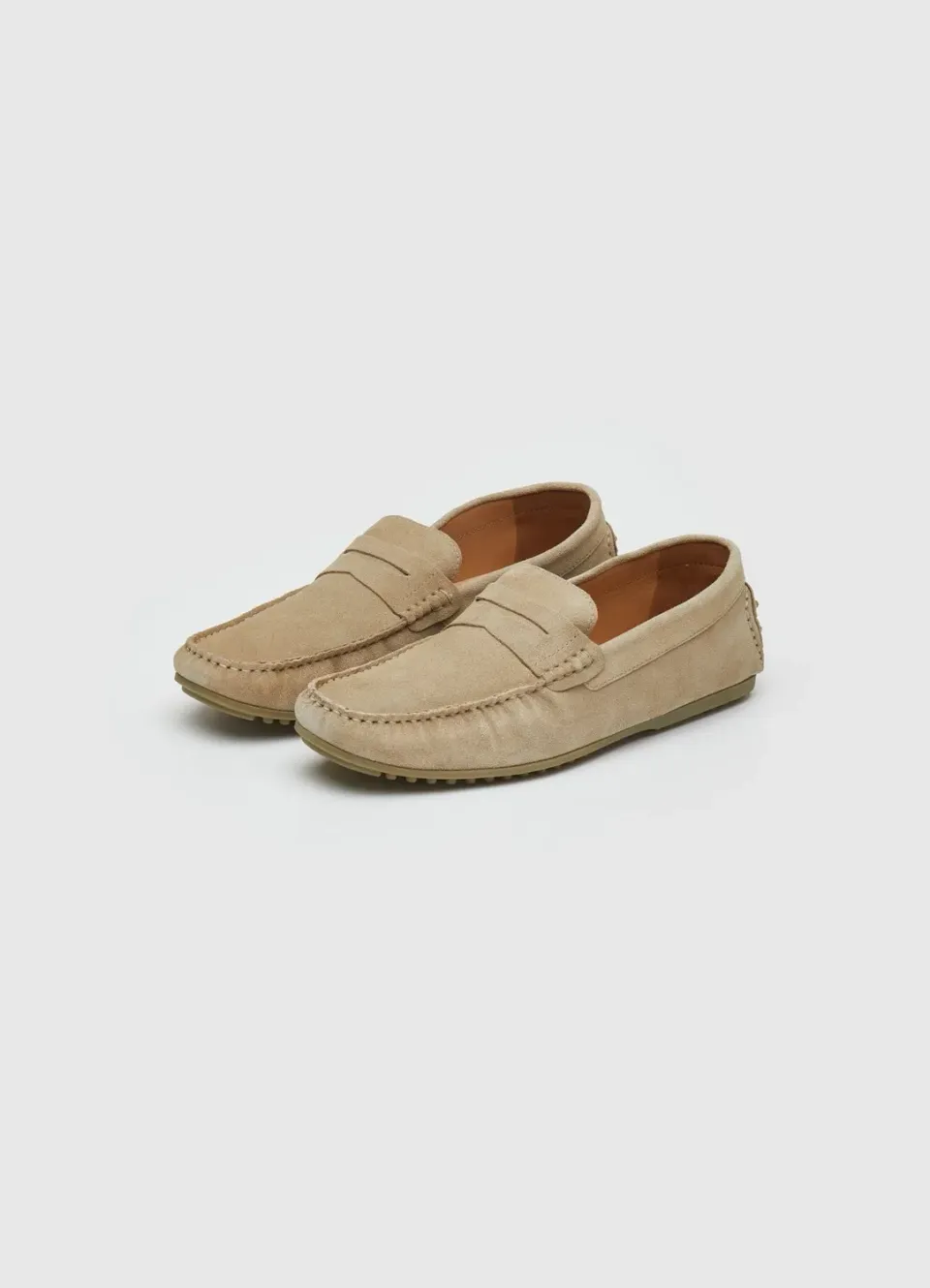 Calliope mocassin cuir homme uni